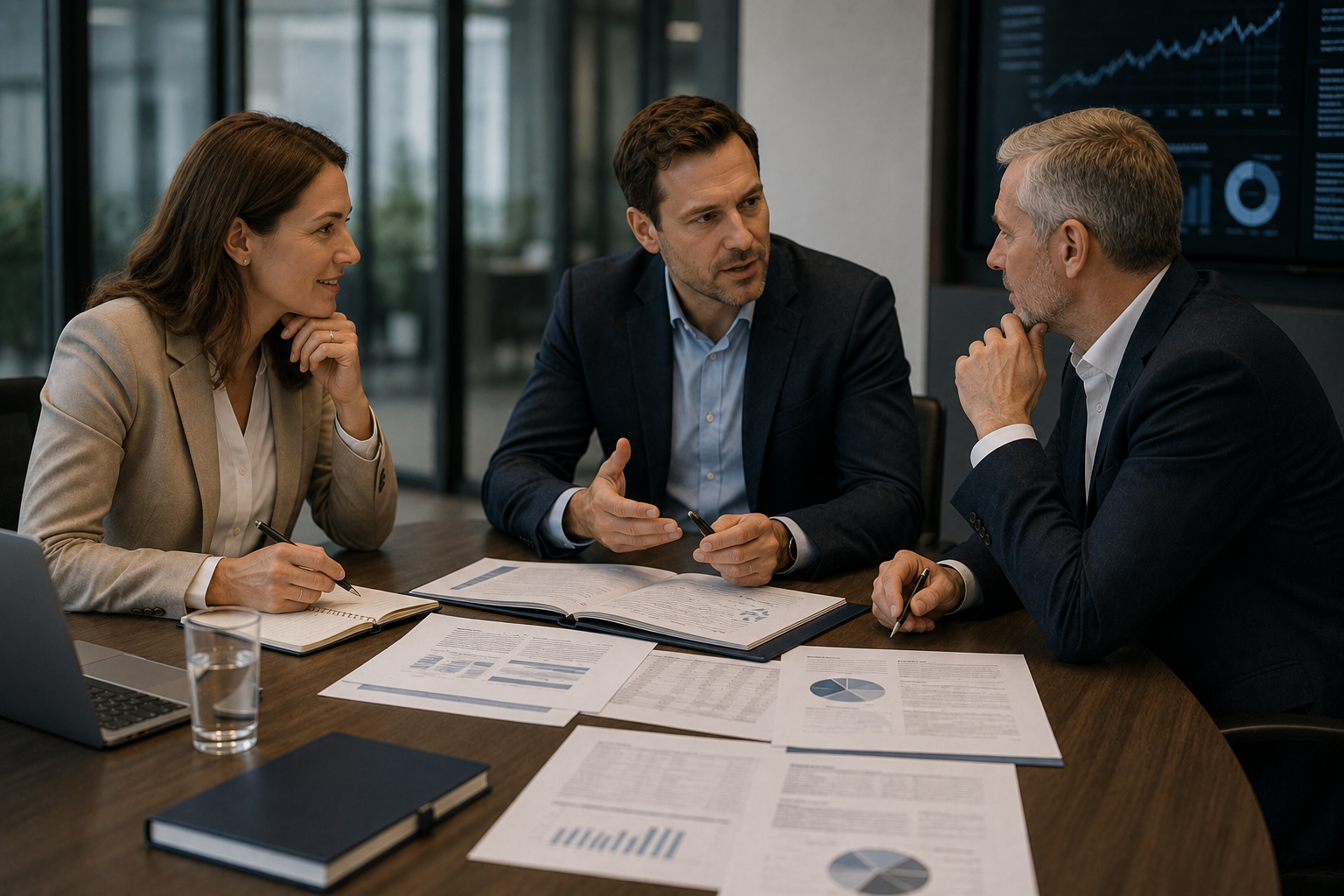 Gespräch über Private-Equity-Beteiligungen