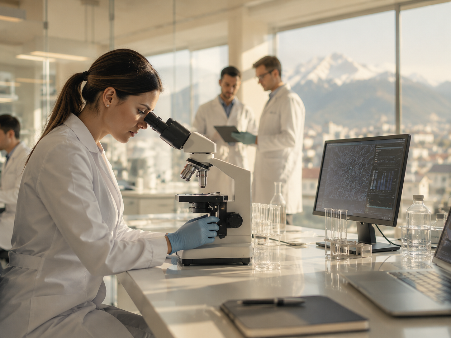 Forschung in einem Life-Science-Labor